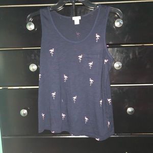 Flamingo Printed Tank